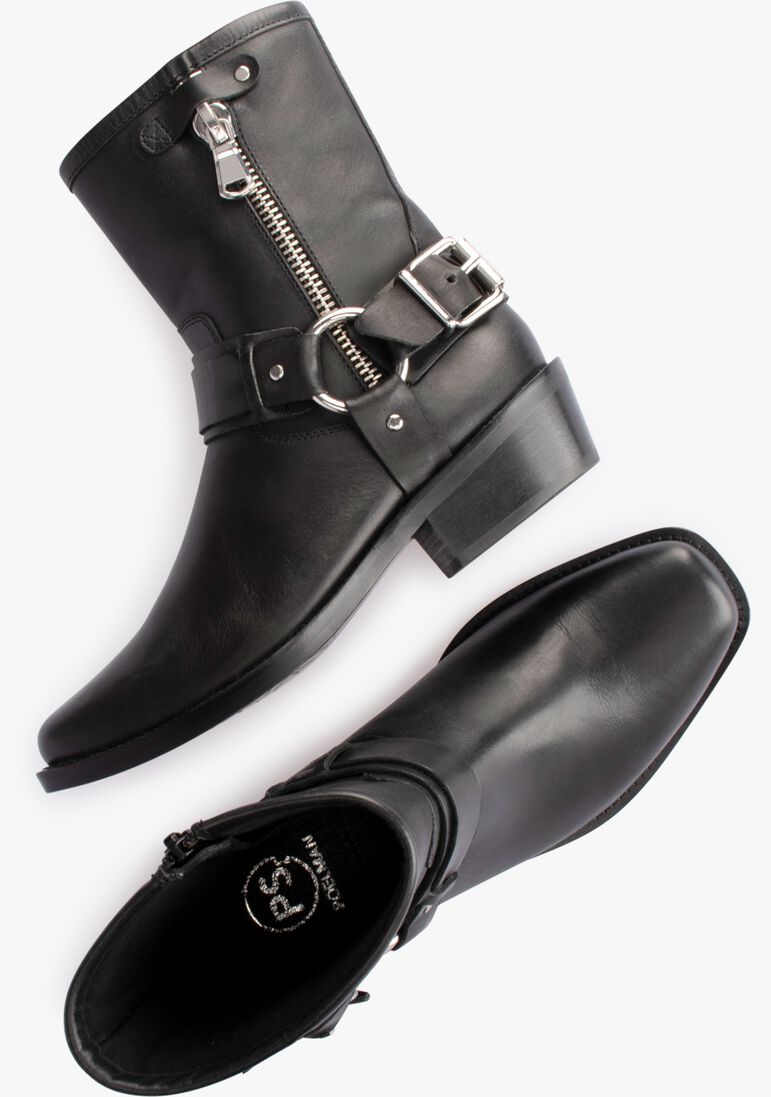 PS POELMAN zwarte ps poelman biker boots sidonia