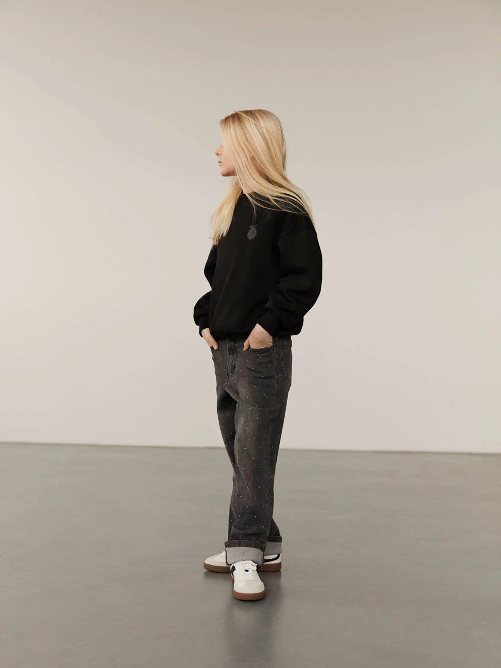 Sofie Schnoor loose regular waist grey denim