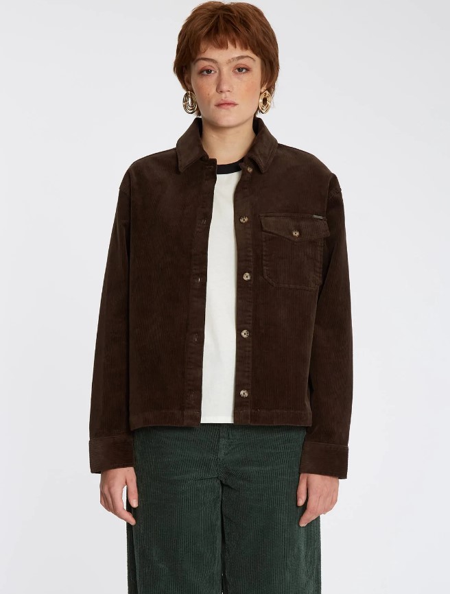 Volcom Sha Lala Shacket Espresso