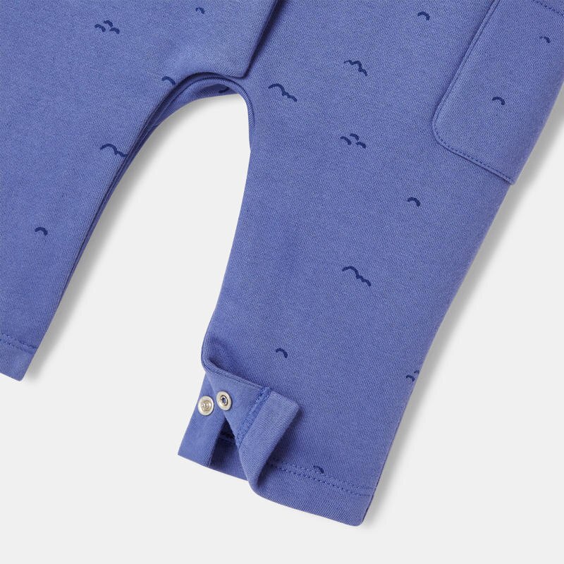 Salopette en molleton bleue mixte Absorba Bleu