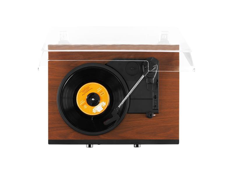 Audizio Plattenspieler Tulsa Braun/Schwarz Audiocenter mit Plattenspieler und DAB -Radio