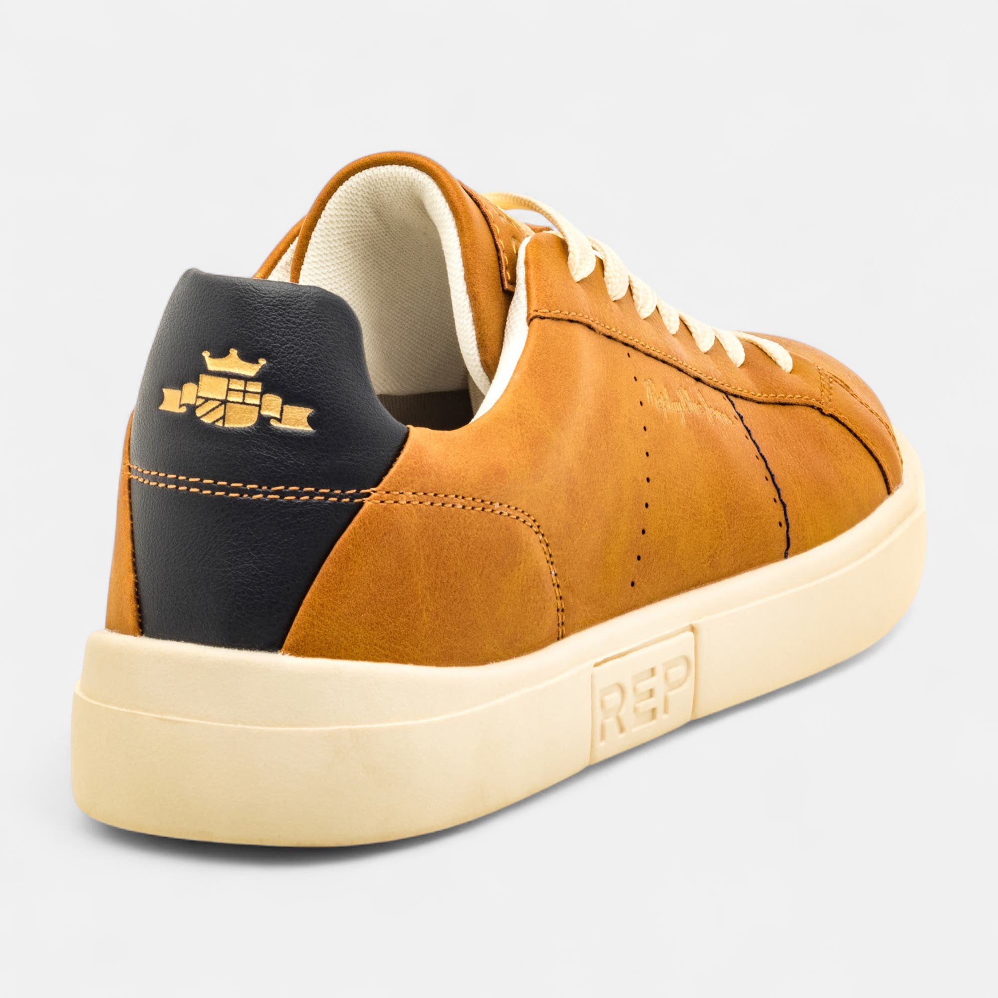 Baskets basses Homme cognac