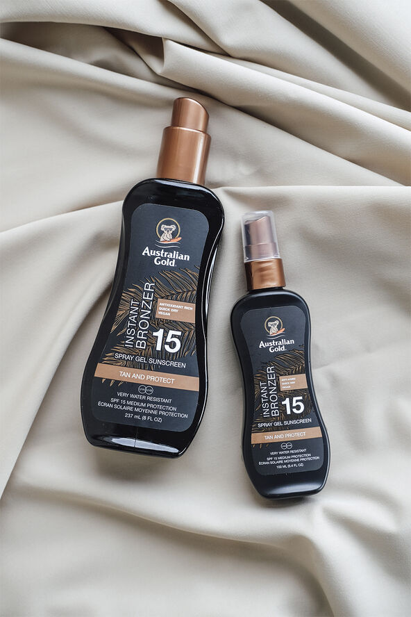 Australian Gold Instant Bronzer Spraygel SPF 15