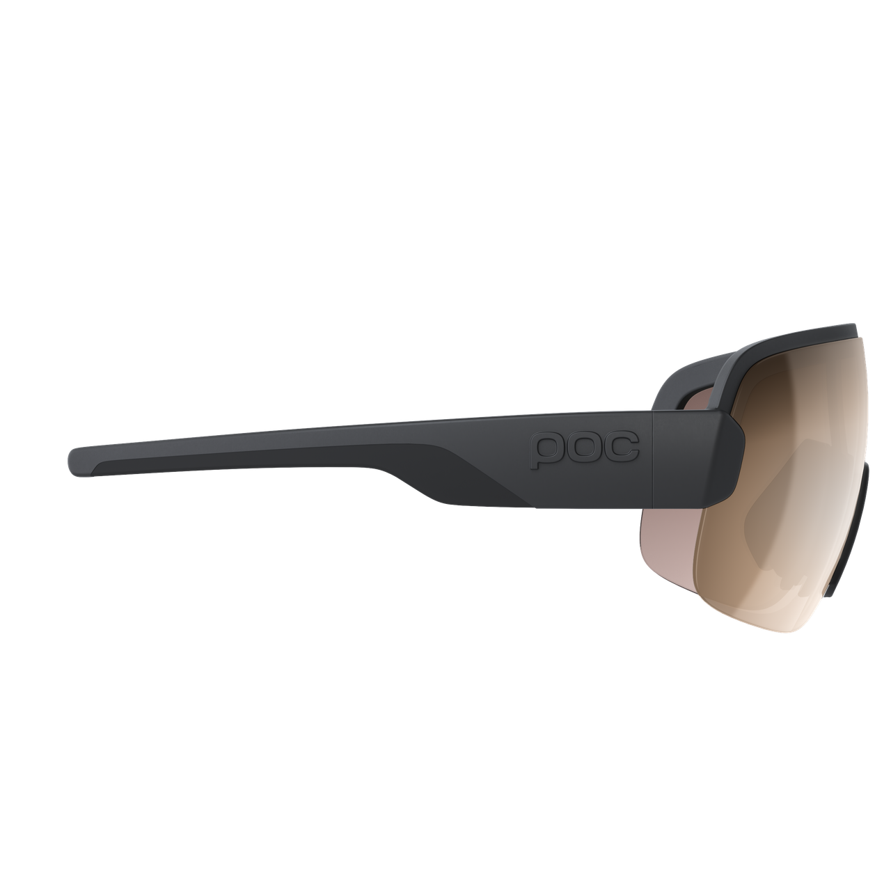 POC Aim Cykelbriller Uranium Black Clarity Trail Silver Mirror
