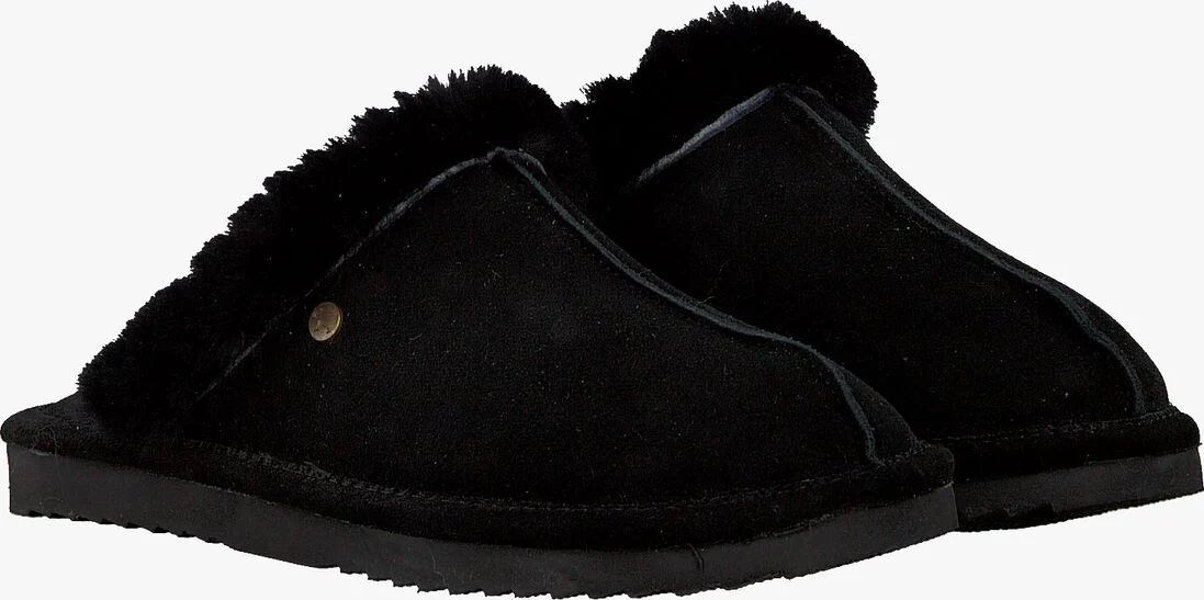 WARMBAT zwarte warmbat pantoffels lismore