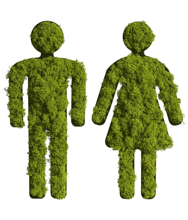styleGREEN Toiletten-Set aus Islandmoos, ca.