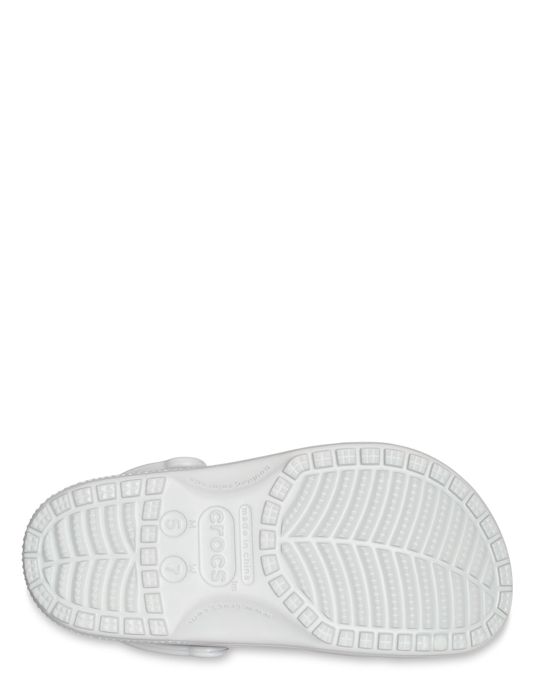 crocs sabots mixte classic clog gris