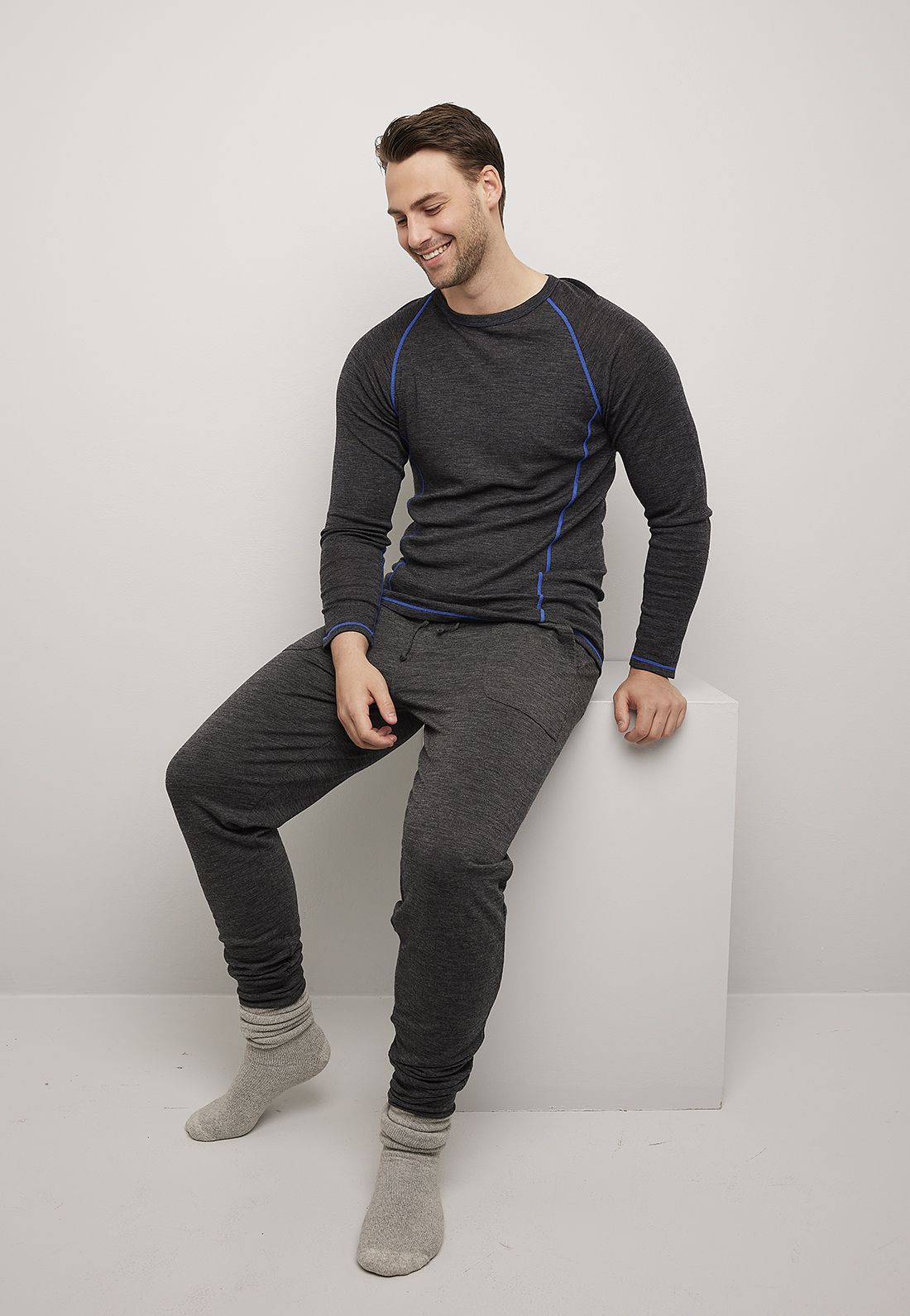 Pegasus joggebukse i ull