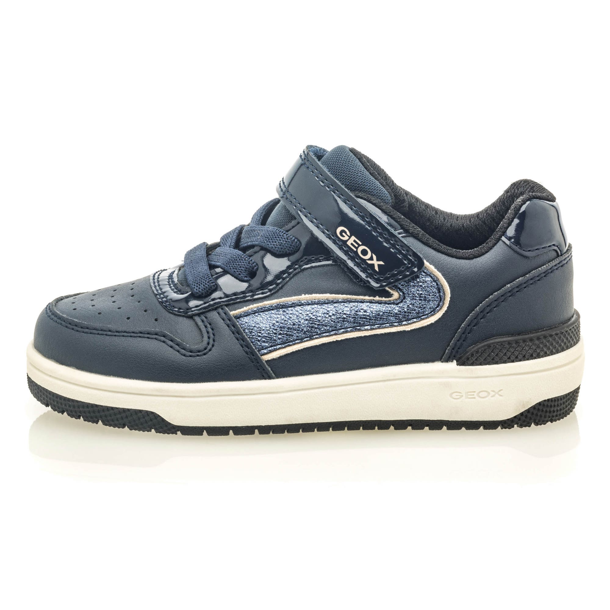 Baskets basses Fille bleu marine