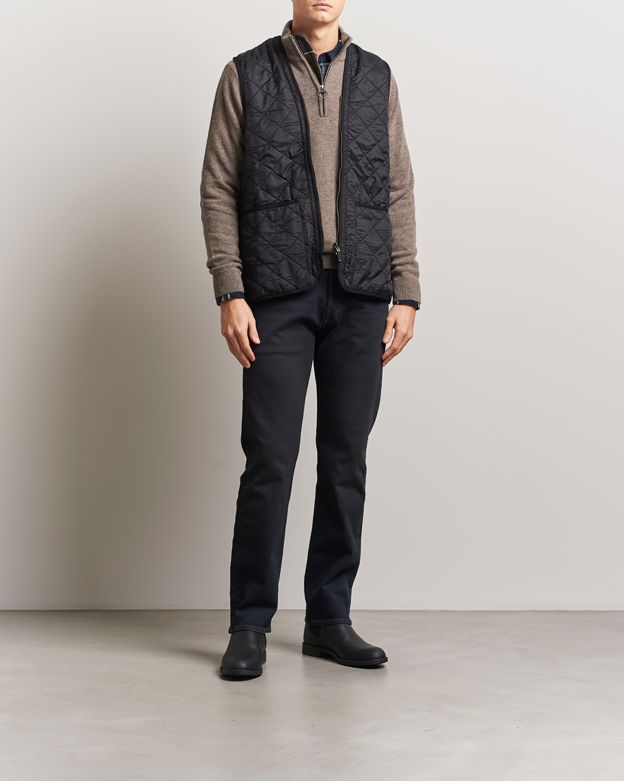 Barbour Lifestyle Quilt Waistcoat/Zip-In Liner Black