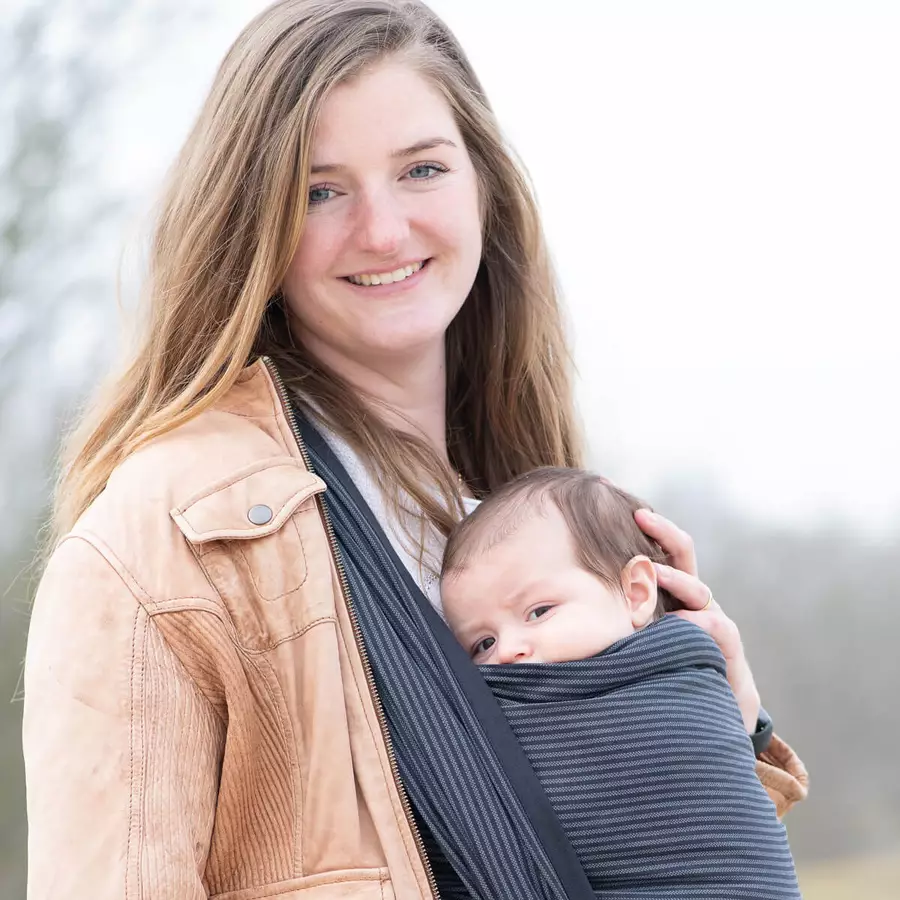 Hoppediz Babytragetuch Gewebtes Tragetuch Mailand