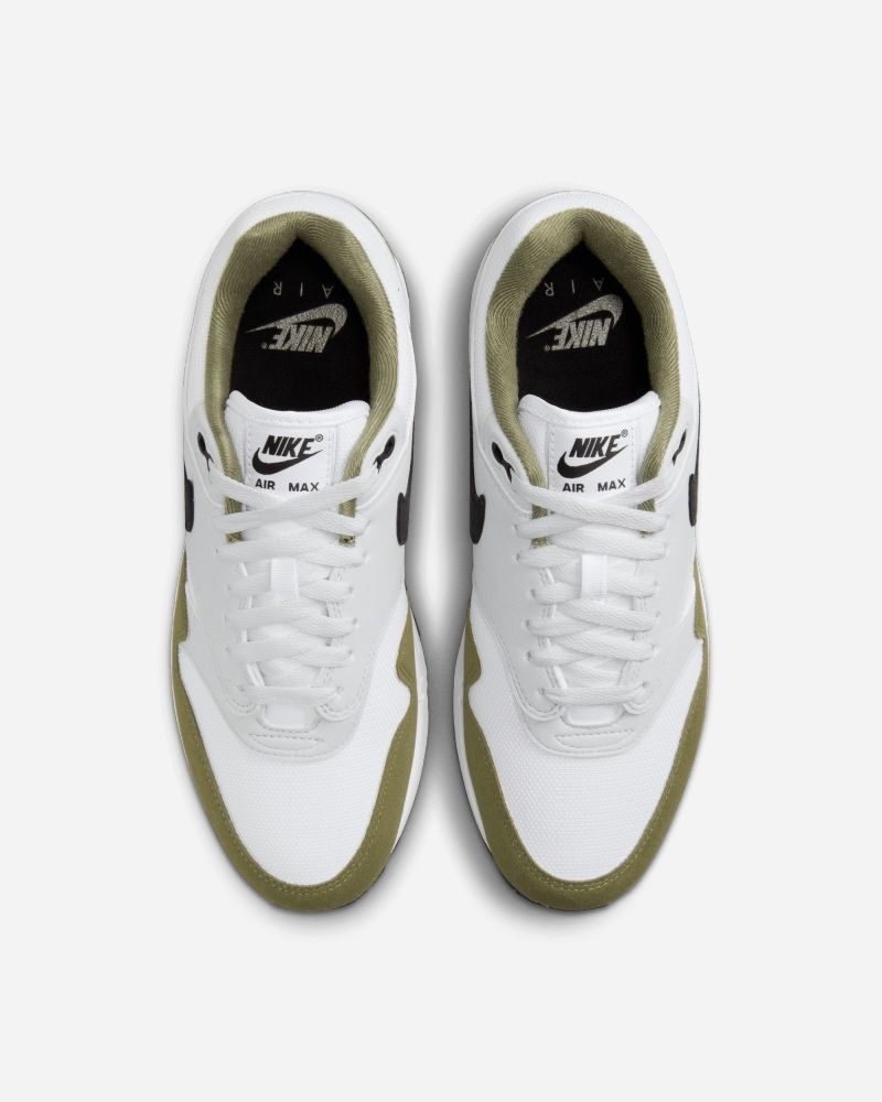 Chaussures Nike Air Max 1 Blanc & Vert pour homme