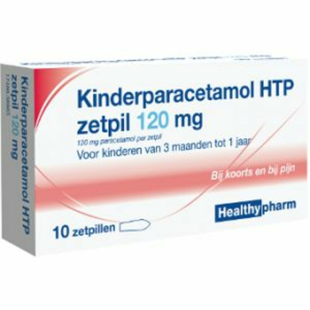 Healthypharm Paracetamol Kind 120 mg10 stuks