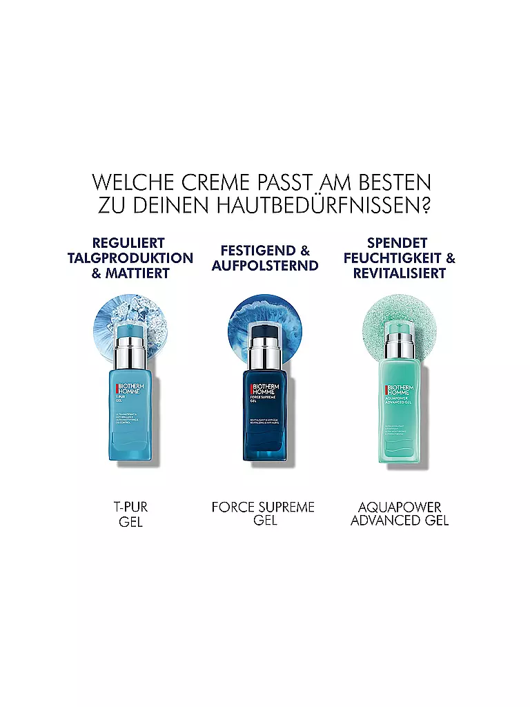 BIOTHERM Homme Force Supreme Gel 50ml keine Farbe