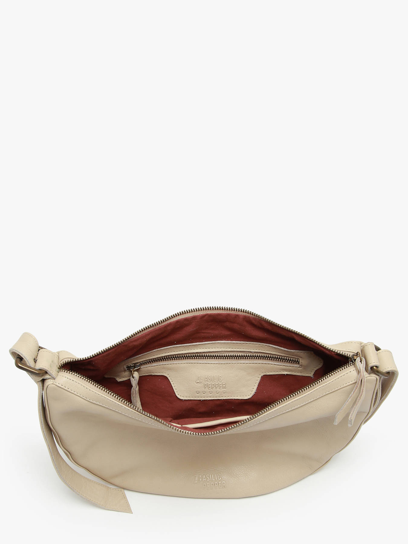 Sac bandoulire Cow cuir BASILIC PEPPER