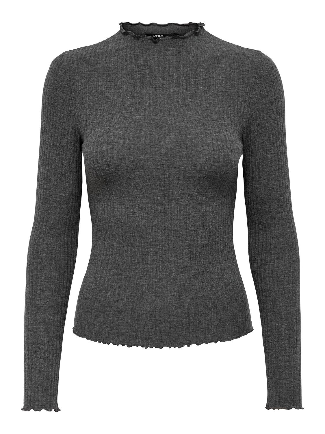 ONLEMMA Top Dark Grey Melange