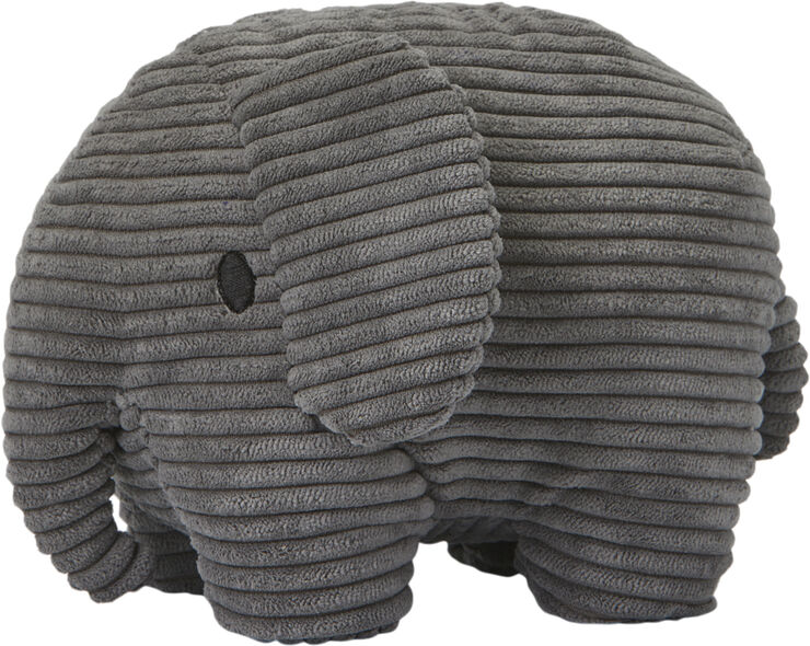 Bon Ton Toys Elephant Corduroy Grey - 21 cm Grey