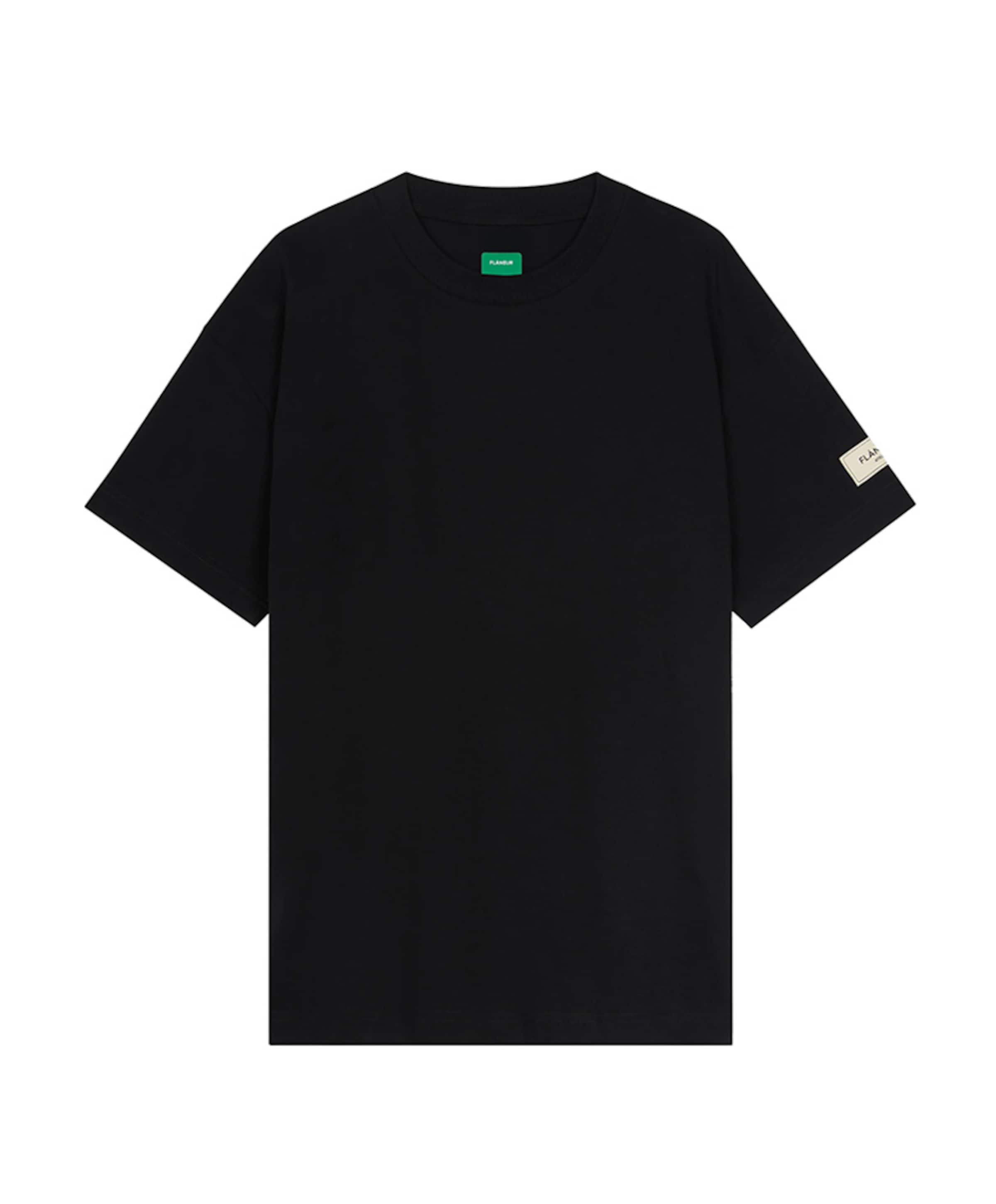 FLÂNEUR Heren T-shirt zwart
