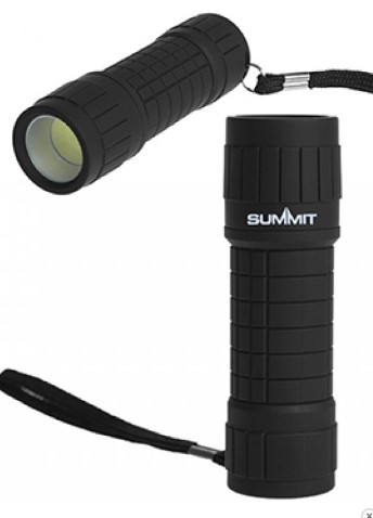 Taschenlampe 3W COB 100 Lumen Rubber Schwarz