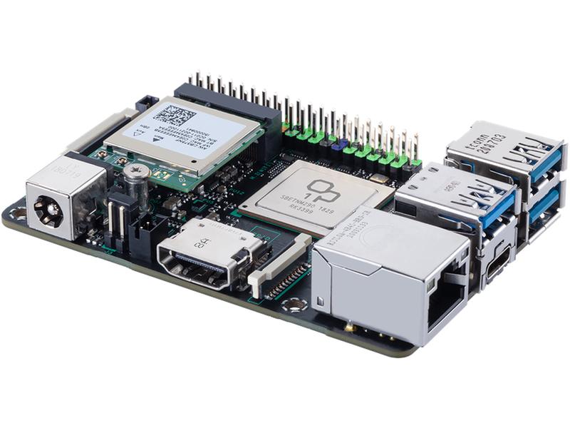 ASUS Entwicklerboard Tinker Board 2S Kompaktes Entwicklerboard mit Quadcore Prozessor und 4 GB Arbeitsspeicher