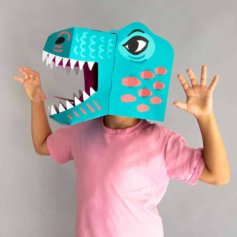 Masque 3D dinosaure Rex Omy