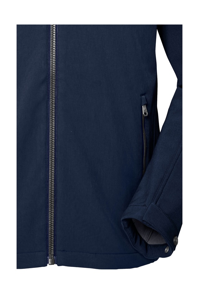 Killtec Softshelljacke »Herren Softshelljacke« Wasserabweisende Softshelljacke mit Fleece, abnehmbarer Kapuze