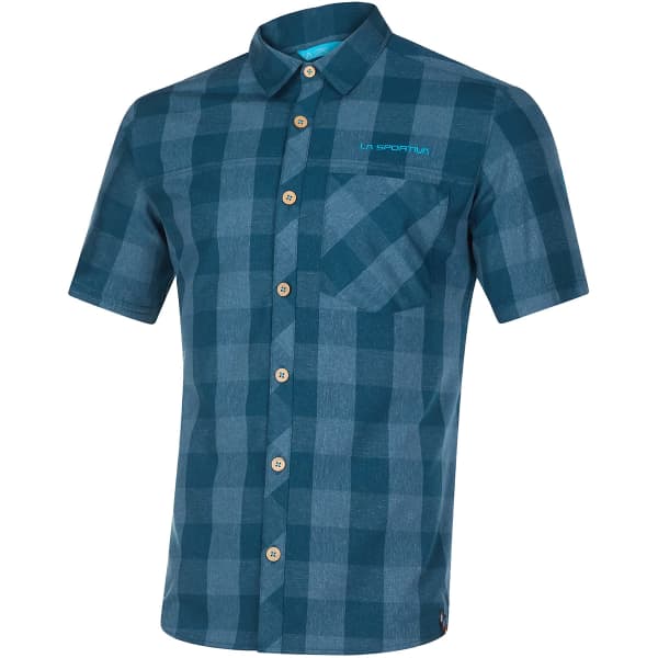 Chemise randonnée LA SPORTIVA NOMAD SS SHIRT M STORM BLUE/MAUI 24 STORM BLUE/MAUI