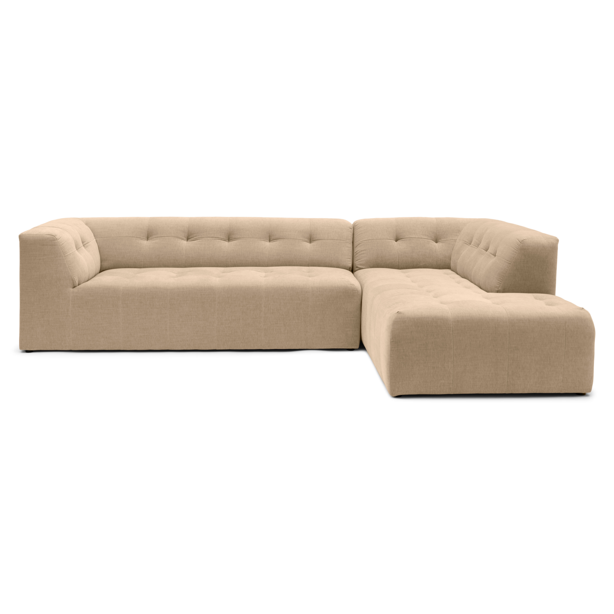 Hoekbank Dot home beige rechts