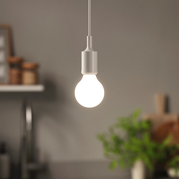 Ampoule LED à filament mini globe E14 500lm 3.7W = 42W Ø4.5cm IPX4 Diall blanc neutre