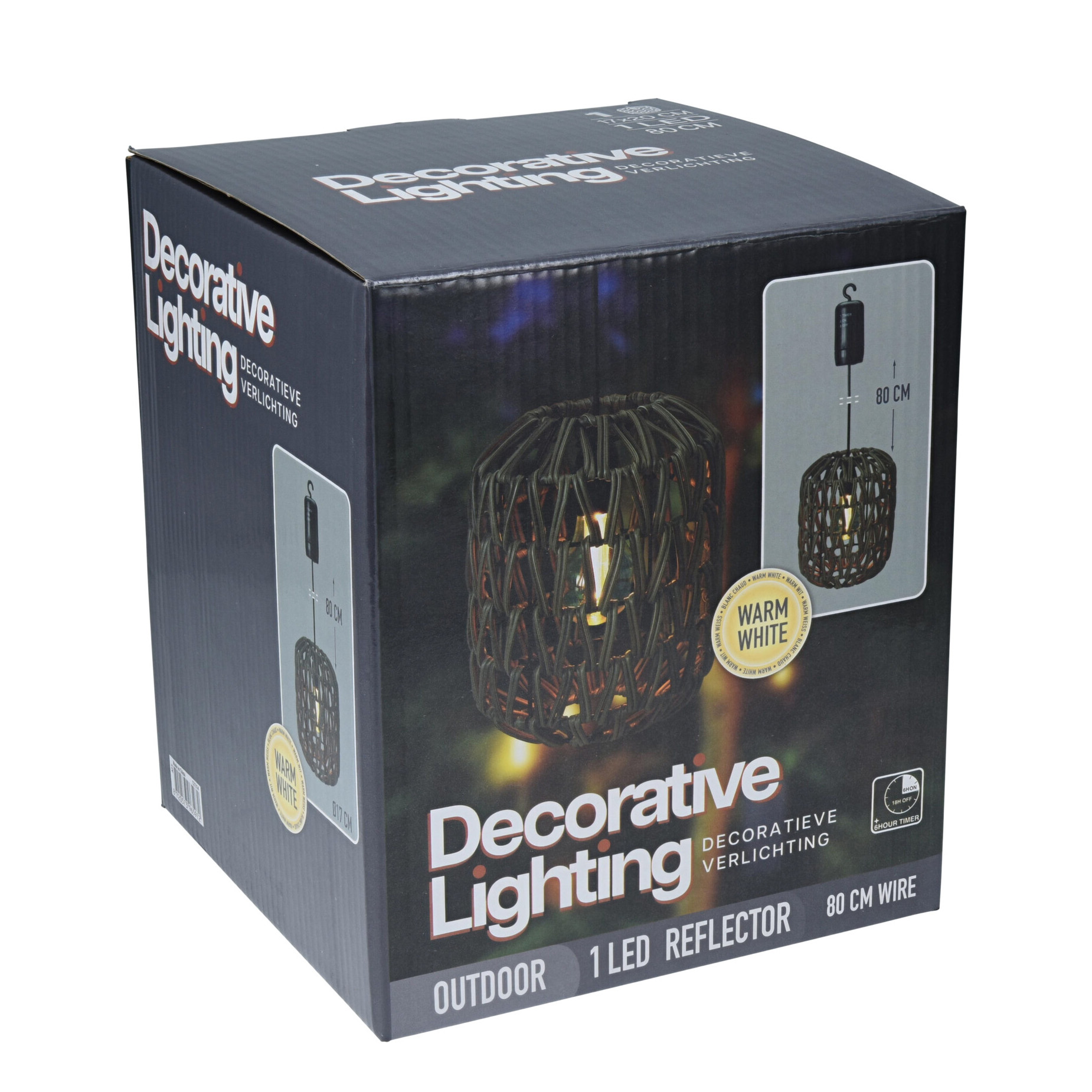 Hängelampe LED Rattan 17 cm