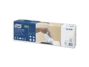 Serviet Tork N4 Xpressnap Premium 13670 hvid interfold 2-lag m/præg/bladmønster - (4000 stk.)