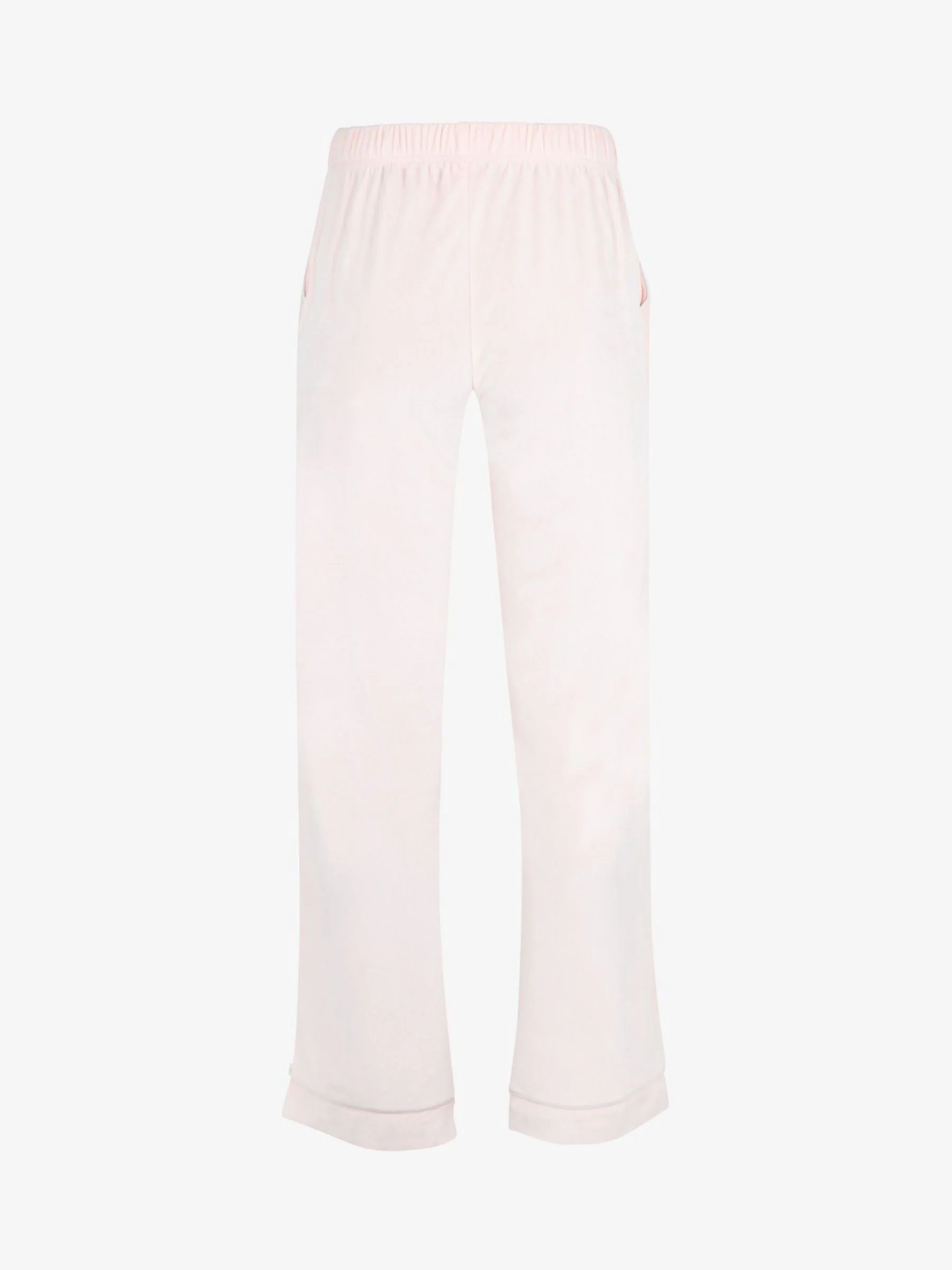 Roze - The Little Tailor luxe kerstpyjama van zacht aanvoelend velours