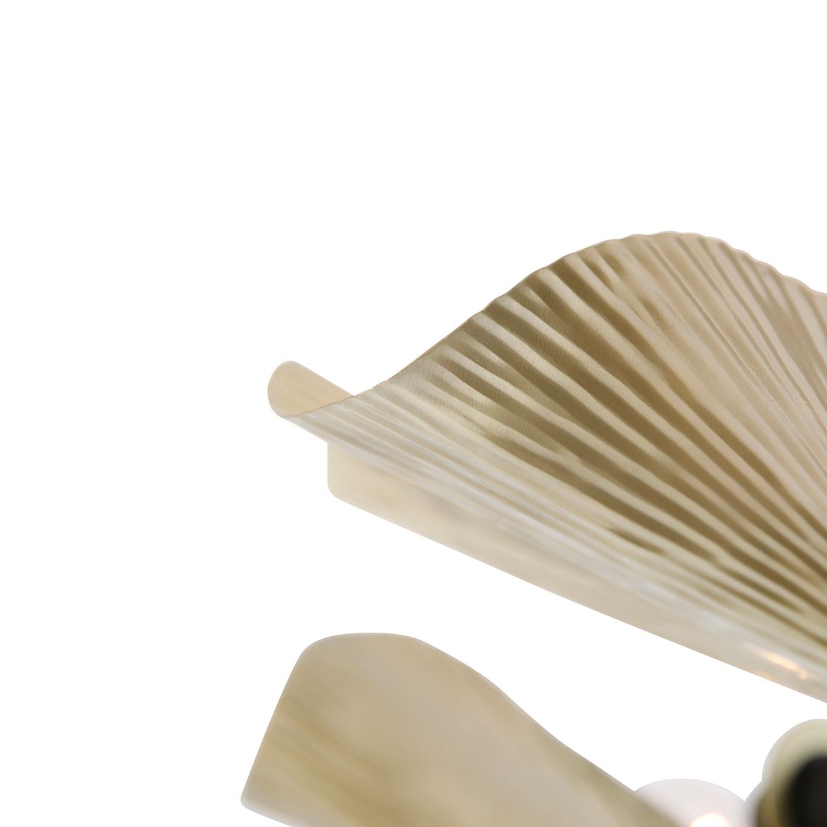 Oosterse plafondlamp messing met zwart 3-lichts - Louka