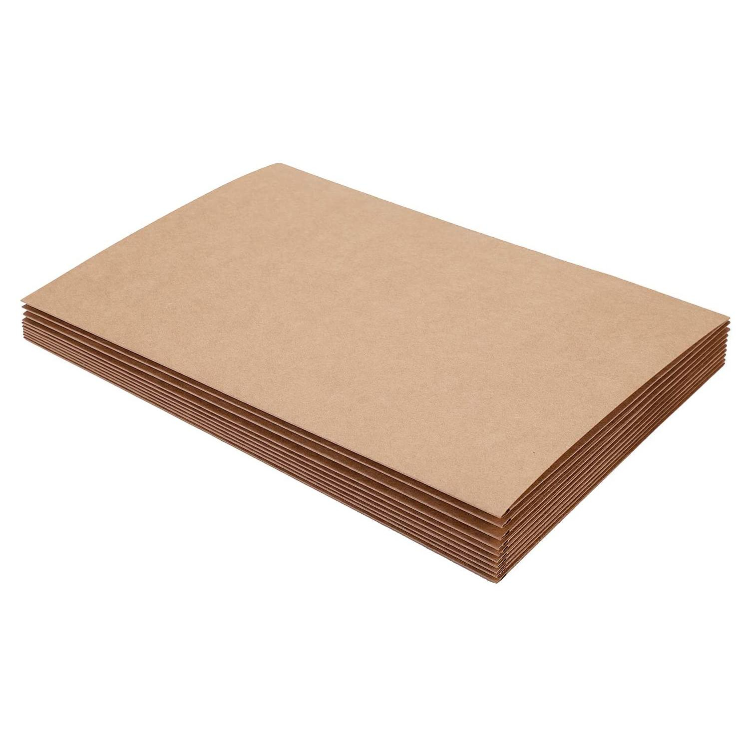 (25er Set) A4 Dokumentenmappe Karton Pendenzen / Präsentations Mappe Kraftpapier Folder - Braun