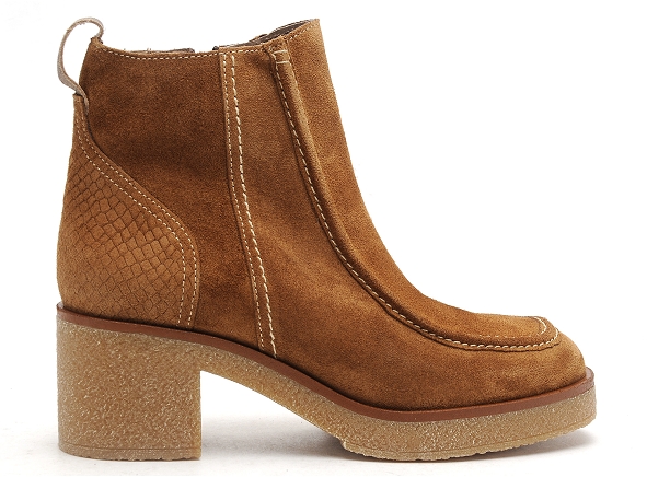 Minka boots bottine talons femme gaby marron