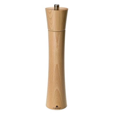 Pfeffermühle Buchenholz Keramikmahlwerk, Groß, Klar lackiert