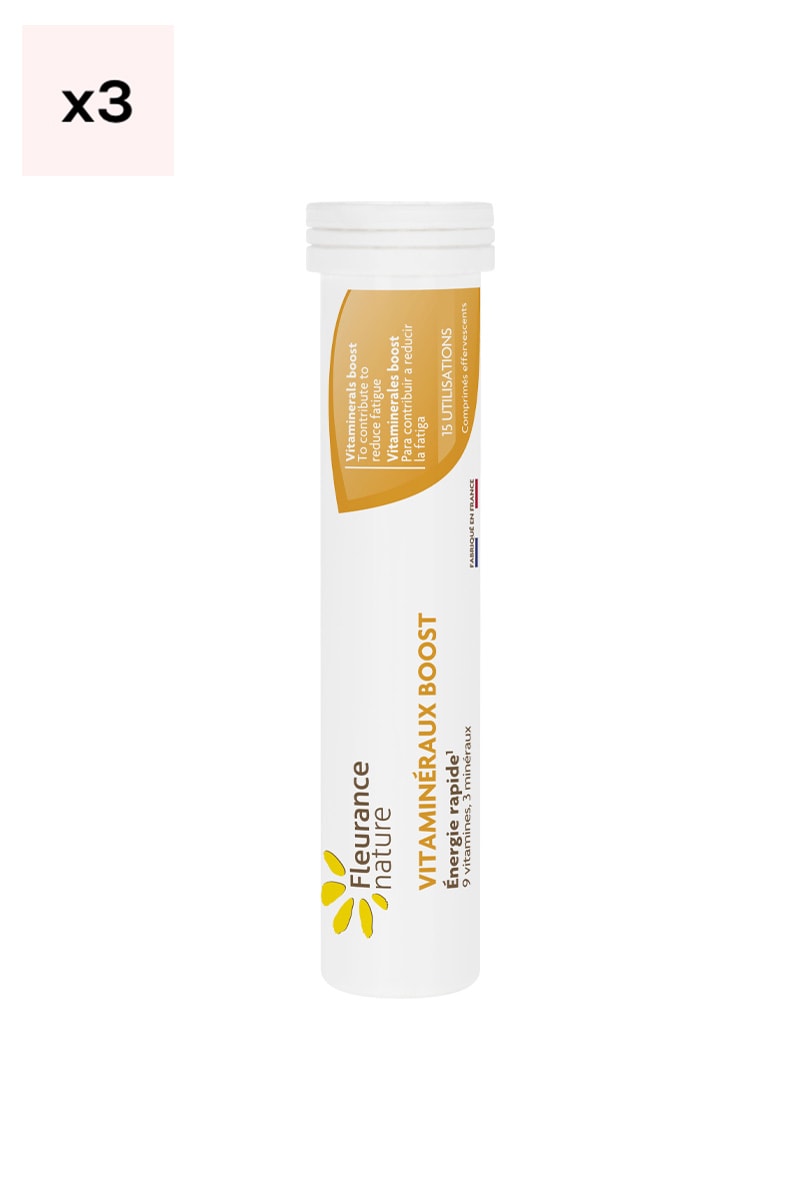 Vitaminéraux boost - Effet coup de fouet - 3 x 15 unités