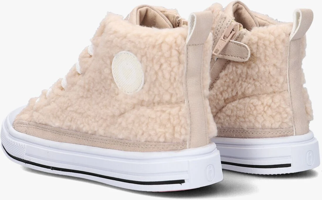 SHOESME beige shoesme hoge sneaker on23s265