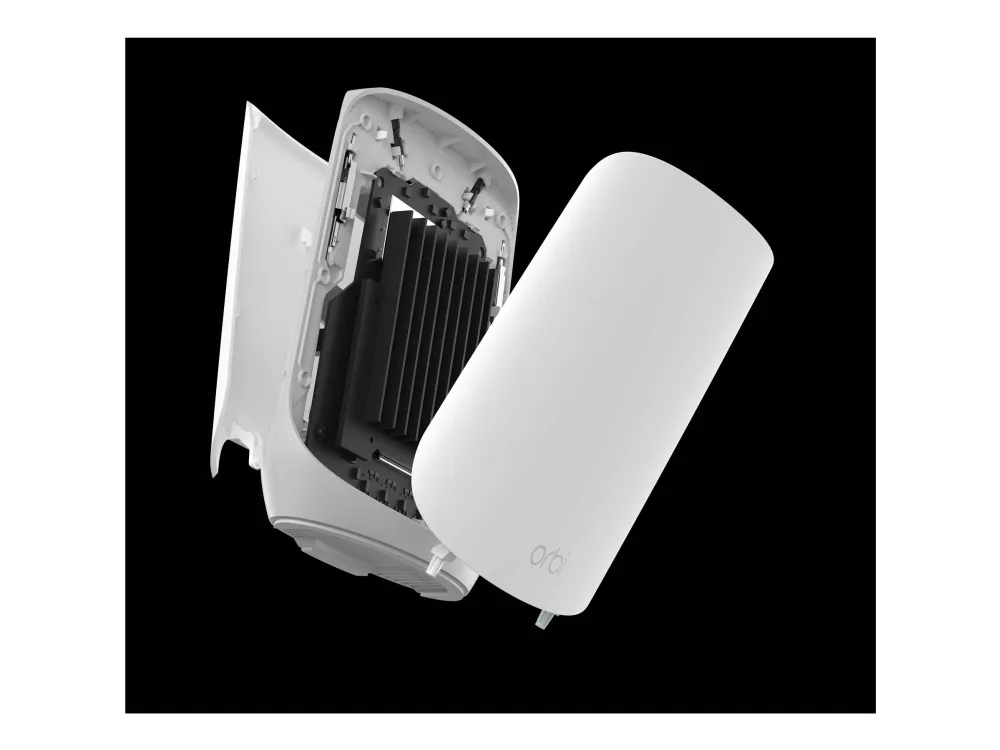 NETGEAR Orbi RBK762S - Wi-Fi-system - (router, forlænger) - op til 5000 sq.ft - mesh 1GbE - Wi-Fi 6 - Tri-Band