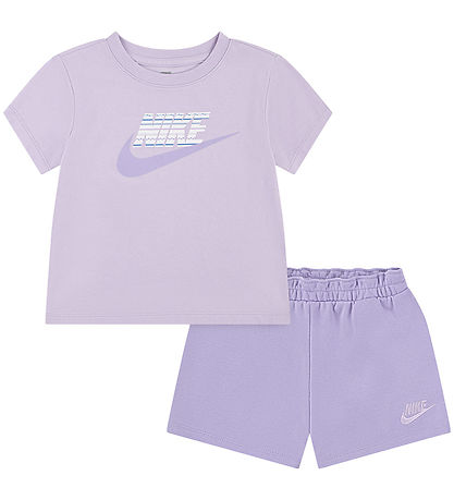 Nike Shorts Set - T-Shirt/Shorts - Hortensien