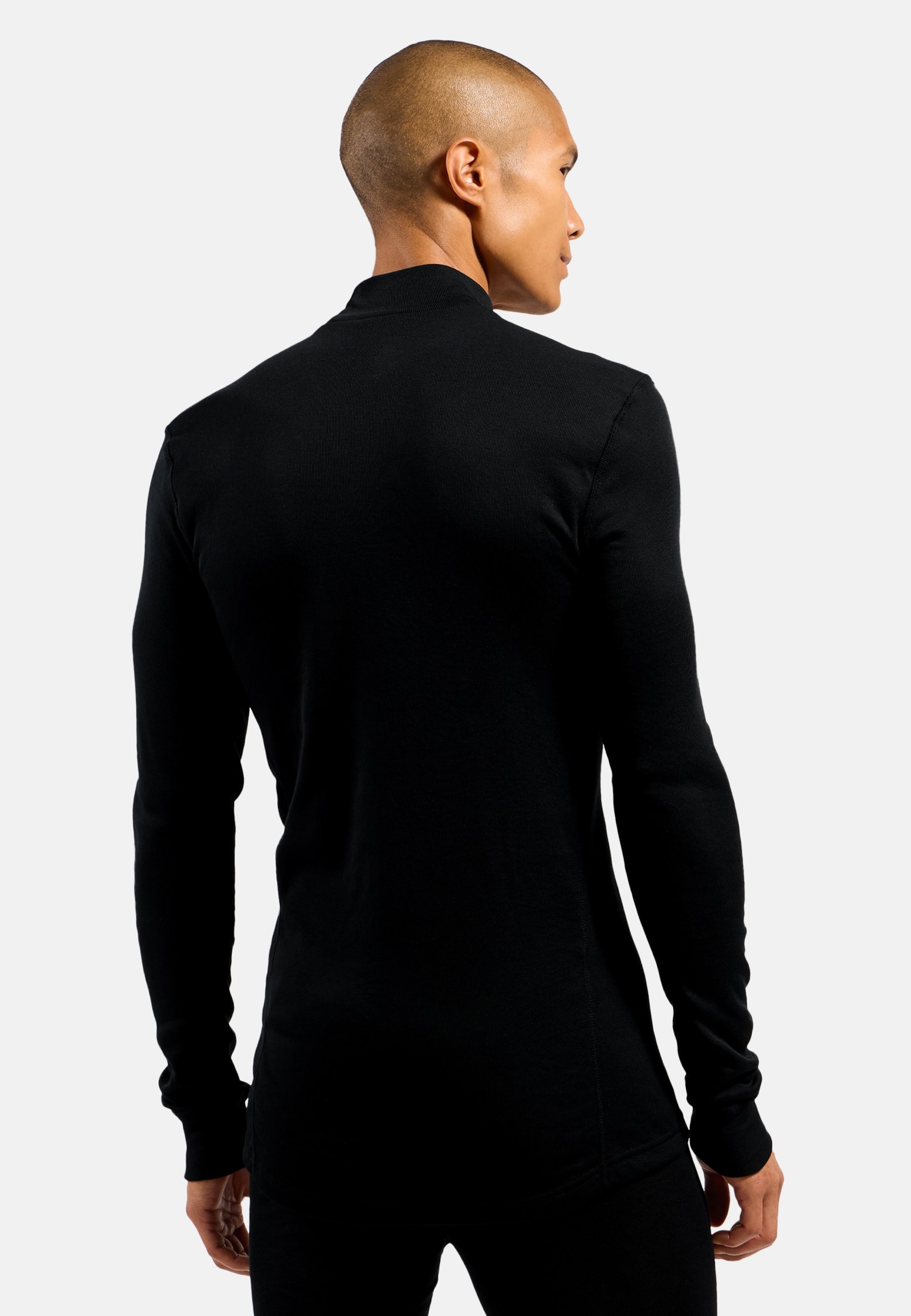 Active Warm Base Layer mit Rollkragen in black
