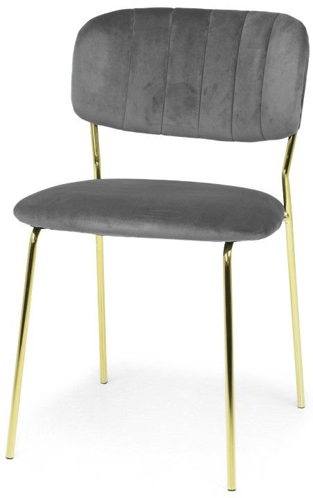 Eetstoel - grijs Cate B49 x D51 x H79 cm