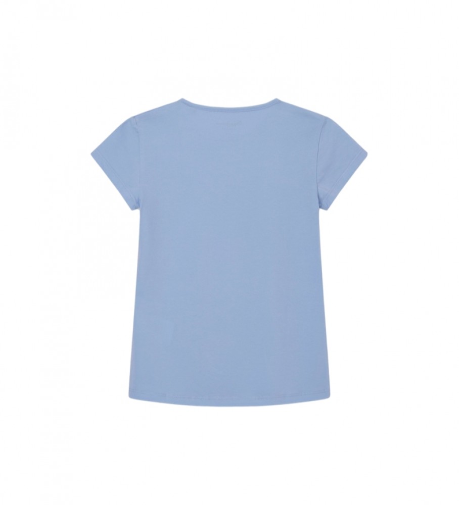 Camiseta Pepe Jeans Hana Glitter S/SN Azul