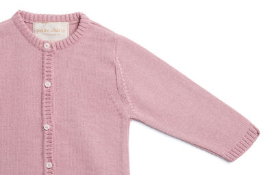 Petite Chérie Atelier Margit Cardigan, Light Pink/Dusty Pink