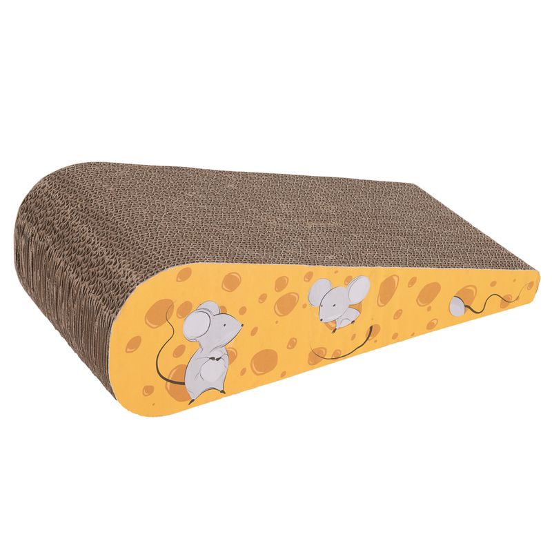 Griffoir chenille en carton ondulé