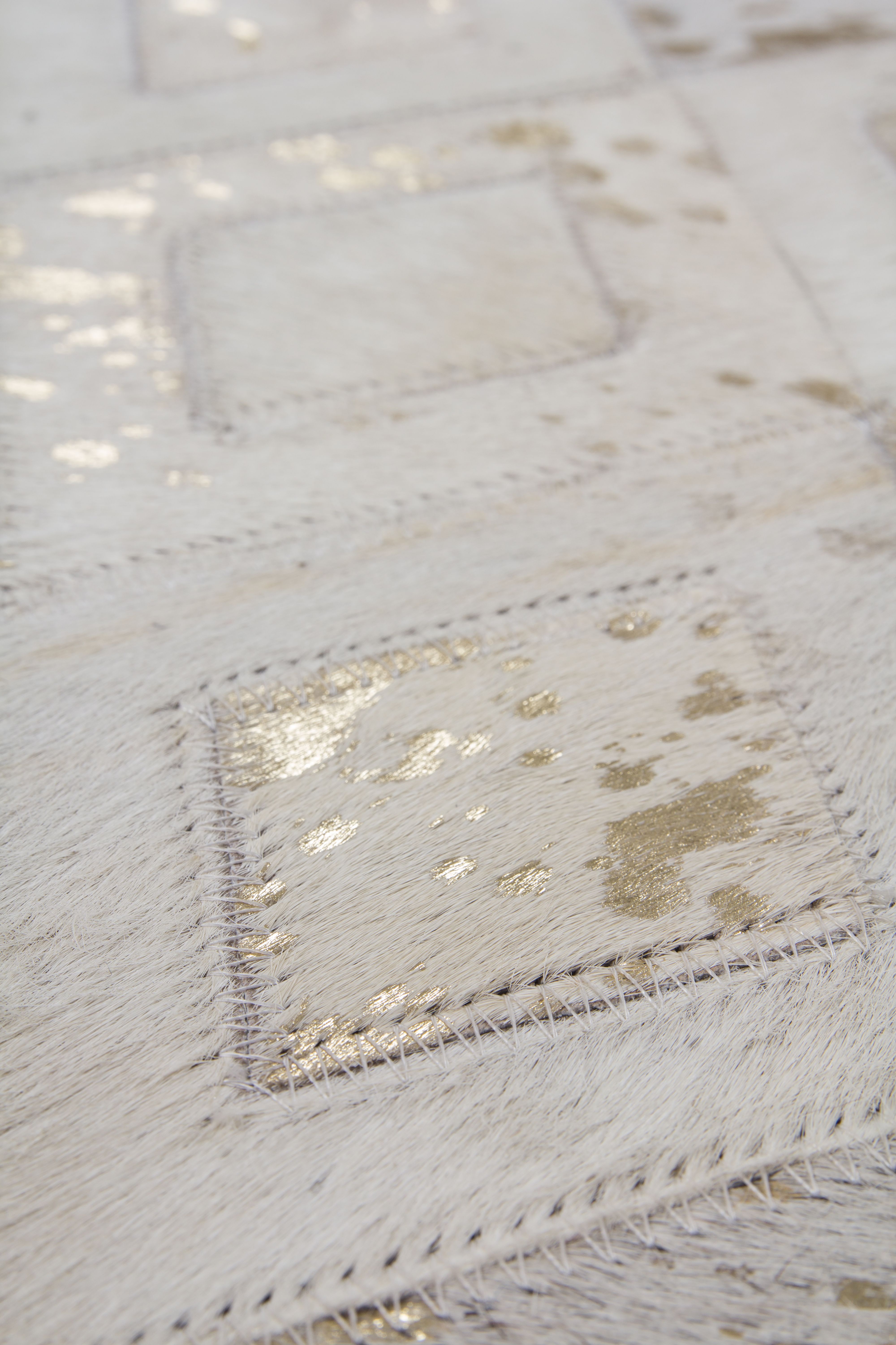 Vloerkleed 110 Ivoor Goud Spark