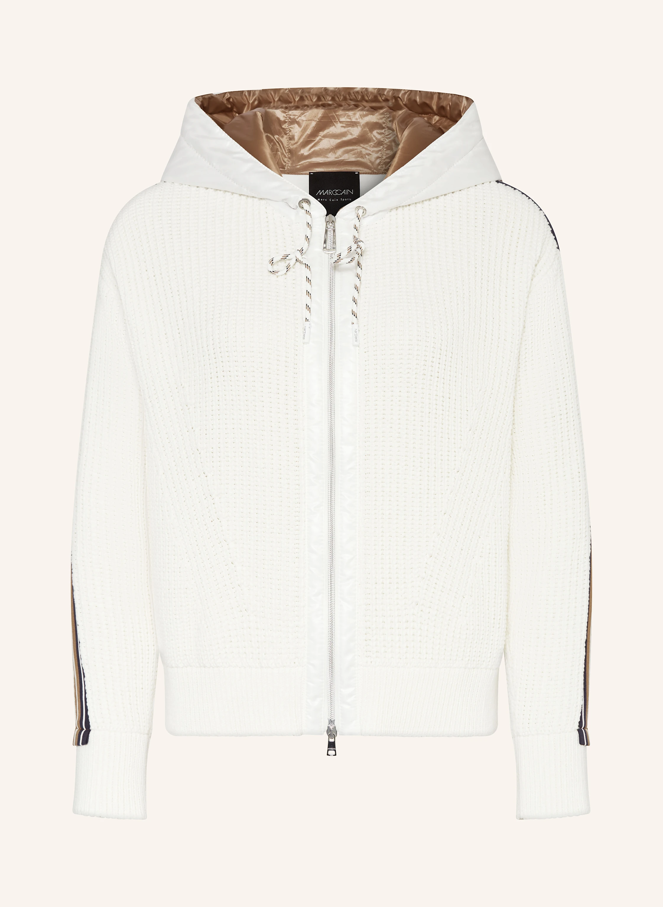 MARC CAIN Strickjacke im Materialmix
