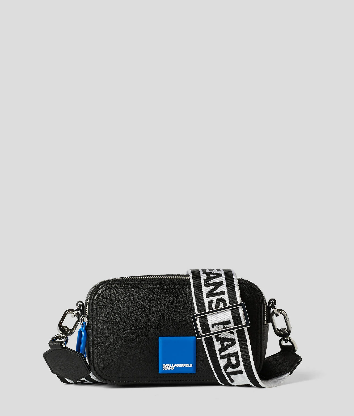 SAC CAMÉRA AVEC EMPIÈCEMENT À LOGO KLJ - Noir