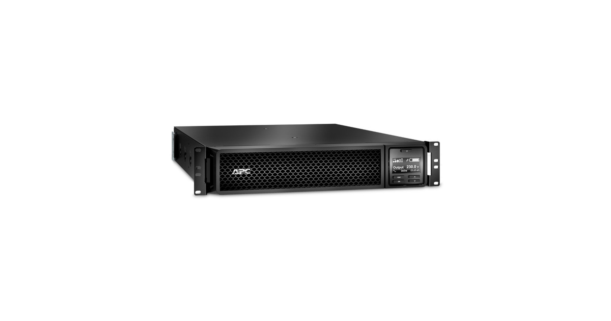 APCSmart-UPS On-Line 1 kVA SRT1000RMXLI ups  (Zwart, 1 kW, 2U, 6x C13 uitgang, SmartSlot, Verlengde runtime, Rail kit inbegrepen)