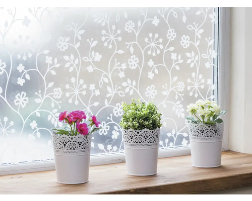 dc-fix® statische glasdecoratiefolie Tord wit 45x150 cm